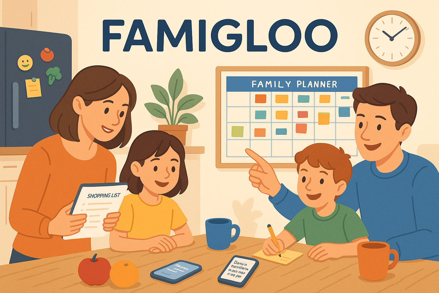 Famigloo - Interface famille